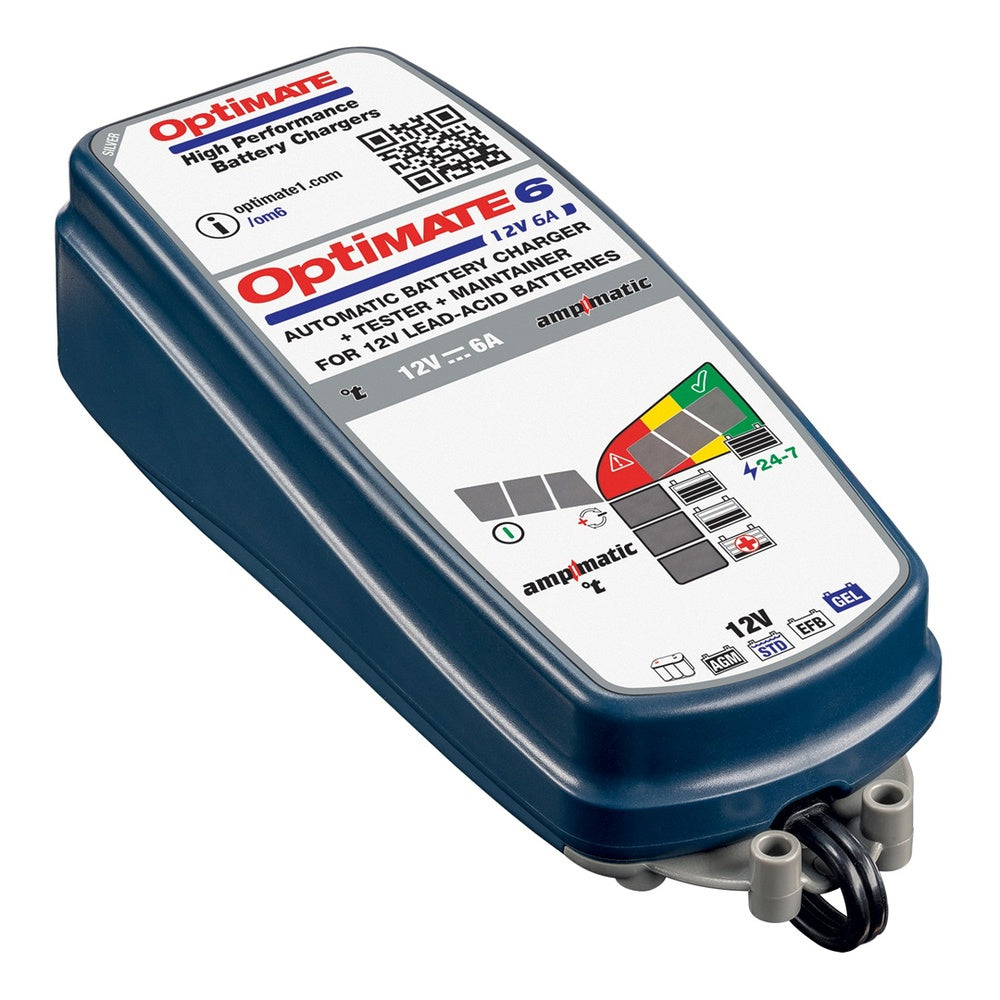TECMATE OptiMate 6 Aus - Battery Charger 6 Amp #4-TM378