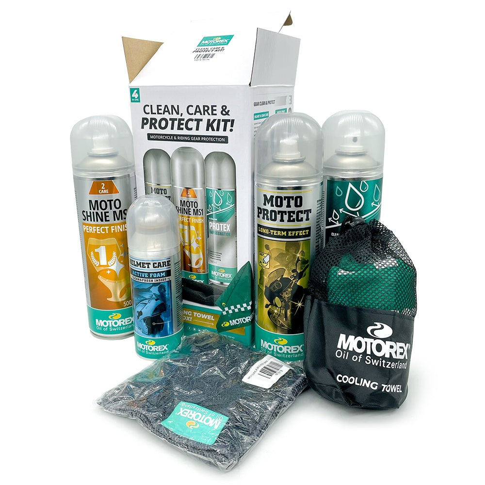 MOTOREX Clean, Care & Protect Kit - Box Only #MCCPK-BOX