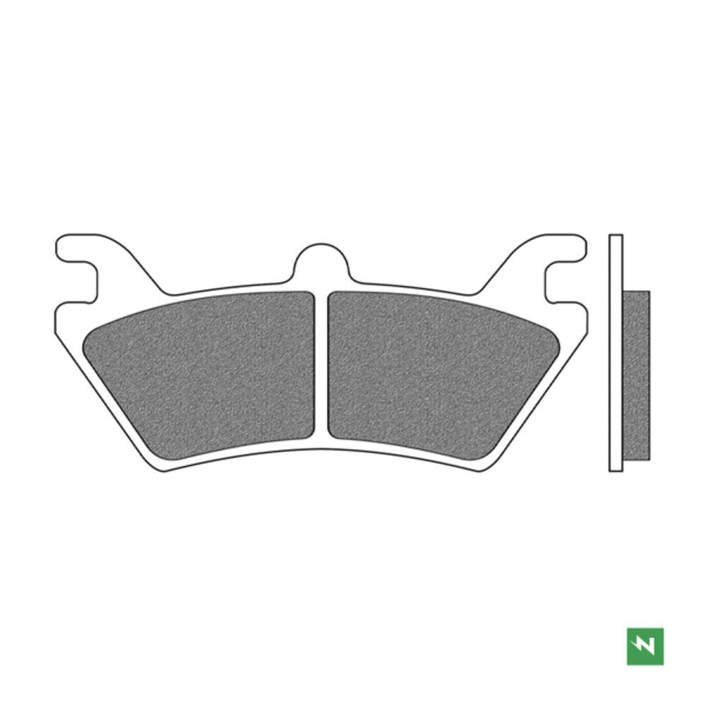 New NEWFREN Rear Brake Pad - Off Road ATV Sintered For POLARIS 1-FD0317-SV