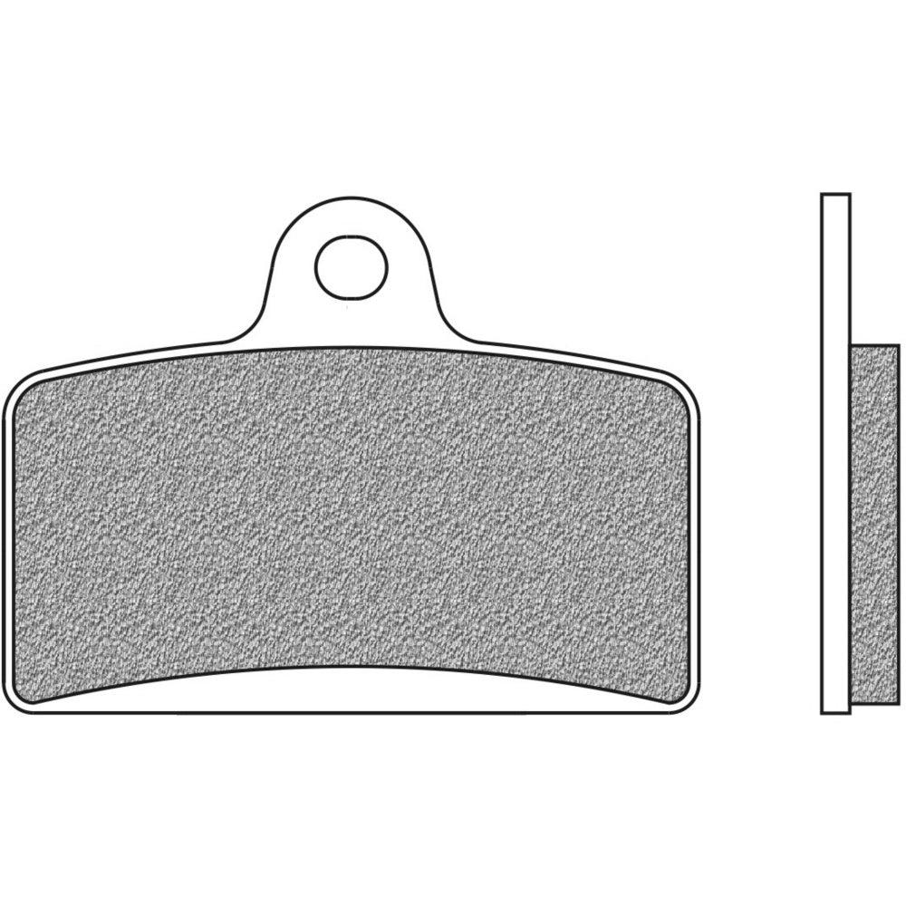New NEWFREN Rear Brake Pad - Touring Organic For DERBI 250 GP1 1-FD0380-BT