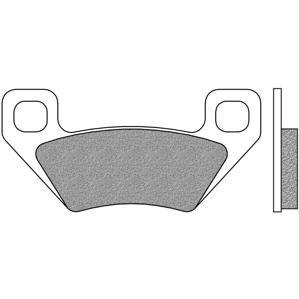 New NEWFREN ATV Organic Brake Pad - Front For KYMCO MXU 400 1-FD0418-BV