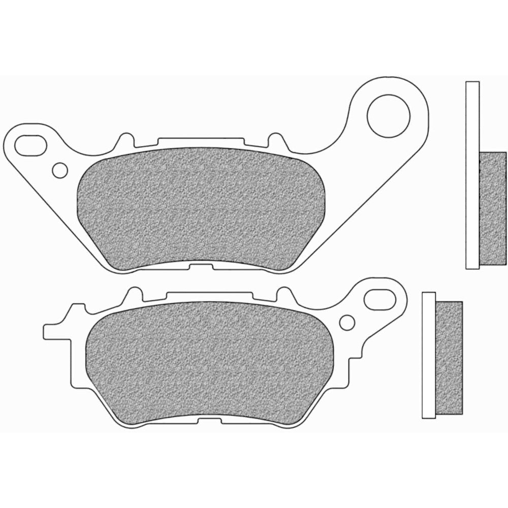 New NEWFREN Rear Brake Pad - Touring Sintered For YAMAHA 1-FD0516-TS