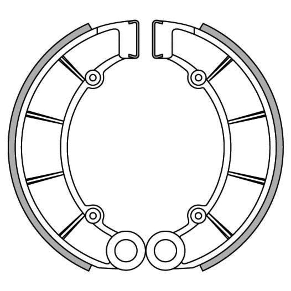 New NEWFREN Rear Brake shoe For HONDA CB650, CB750 1-GF1109