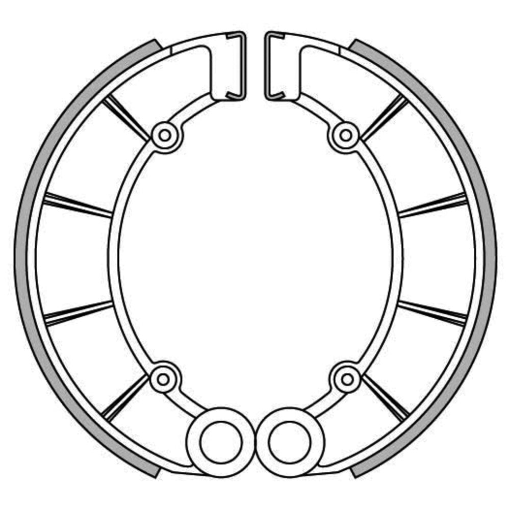 New NEWFREN Rear Brake shoe For HONDA CB550, CB500T, CB500F 4 CYL 1-GF1130