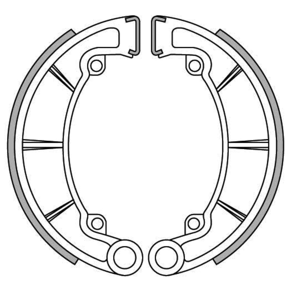 New NEWFREN Rear Brake shoe For KAWASAKI KH250, KH400 1-GF1140