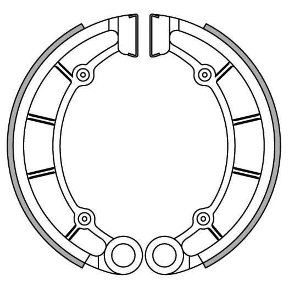 New NEWFREN Rear Brake shoe For KAWASAKI 1-GF1141