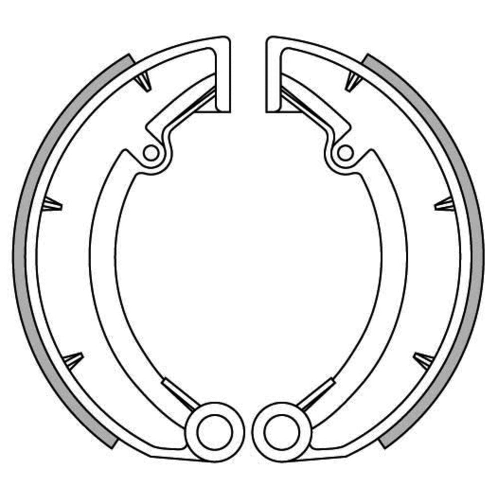 New NEWFREN Rear Brake shoe For MZ ETZ250 1-GF1145