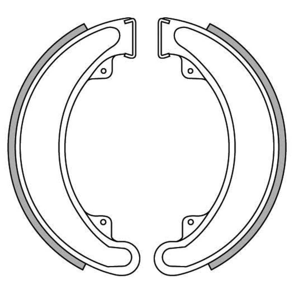 New NEWFREN Rear Brake shoe For HONDA, MOTO CUEFERO 1-GF1150