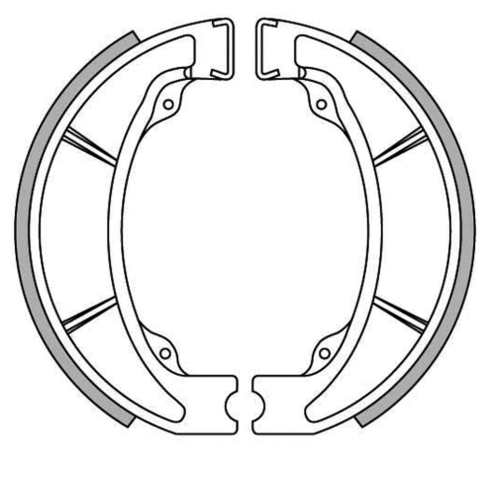 New NEWFREN Rear Brake shoe For HONDA CR480R, CR500R, CR125R 1-GF1174