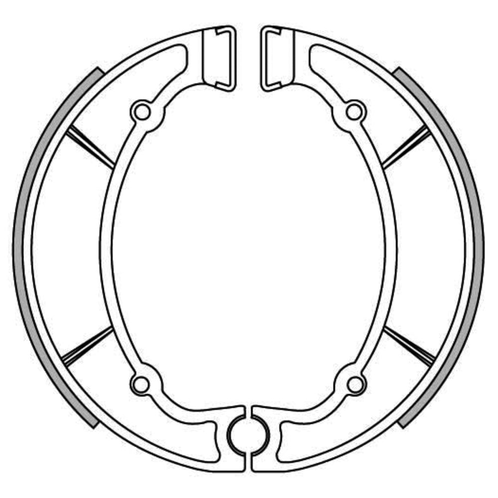New NEWFREN Brake Shoe For YAMAHA YFU1 PROHAULER 1-GF1202