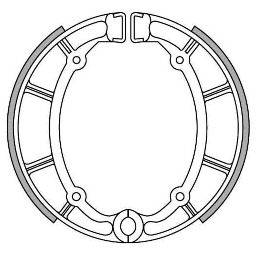 New NEWFREN Rear Brake shoe For YAMAHA 1-GF1204
