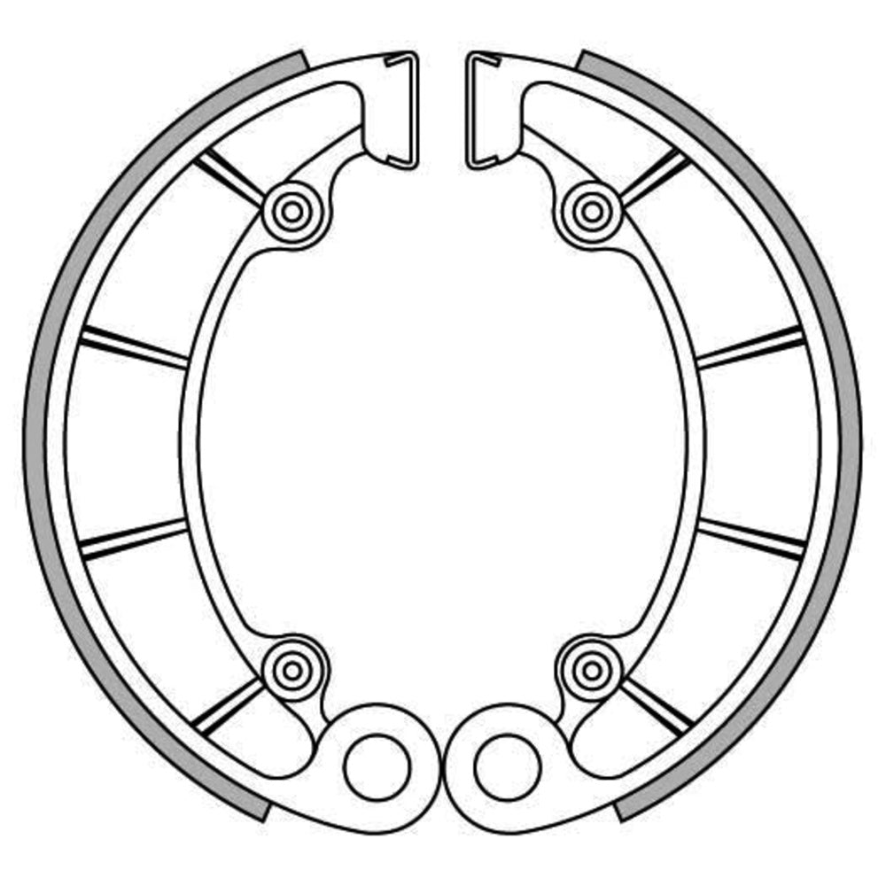 New NEWFREN Rear Brake shoe For HONDA 1-GF1232