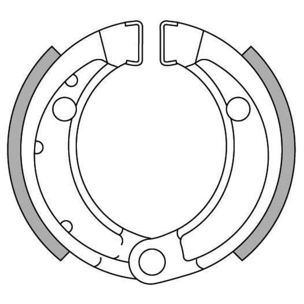New NEWFREN Brake Shoe For KAWASAKI KFX50 1-GF1259