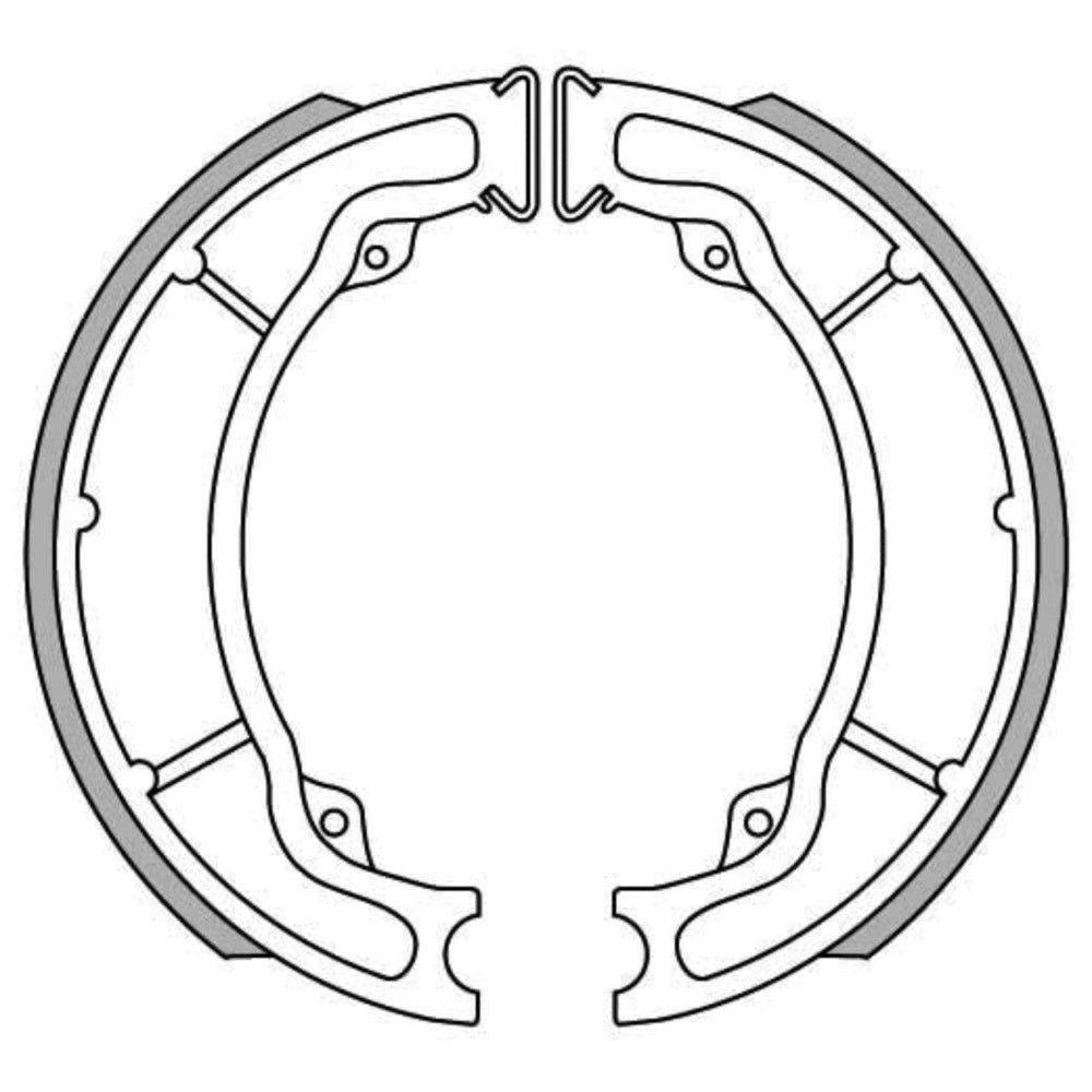 New NEWFREN Rear Brake shoe For BOLWELL PGO SYM, TGB 1-GF1312