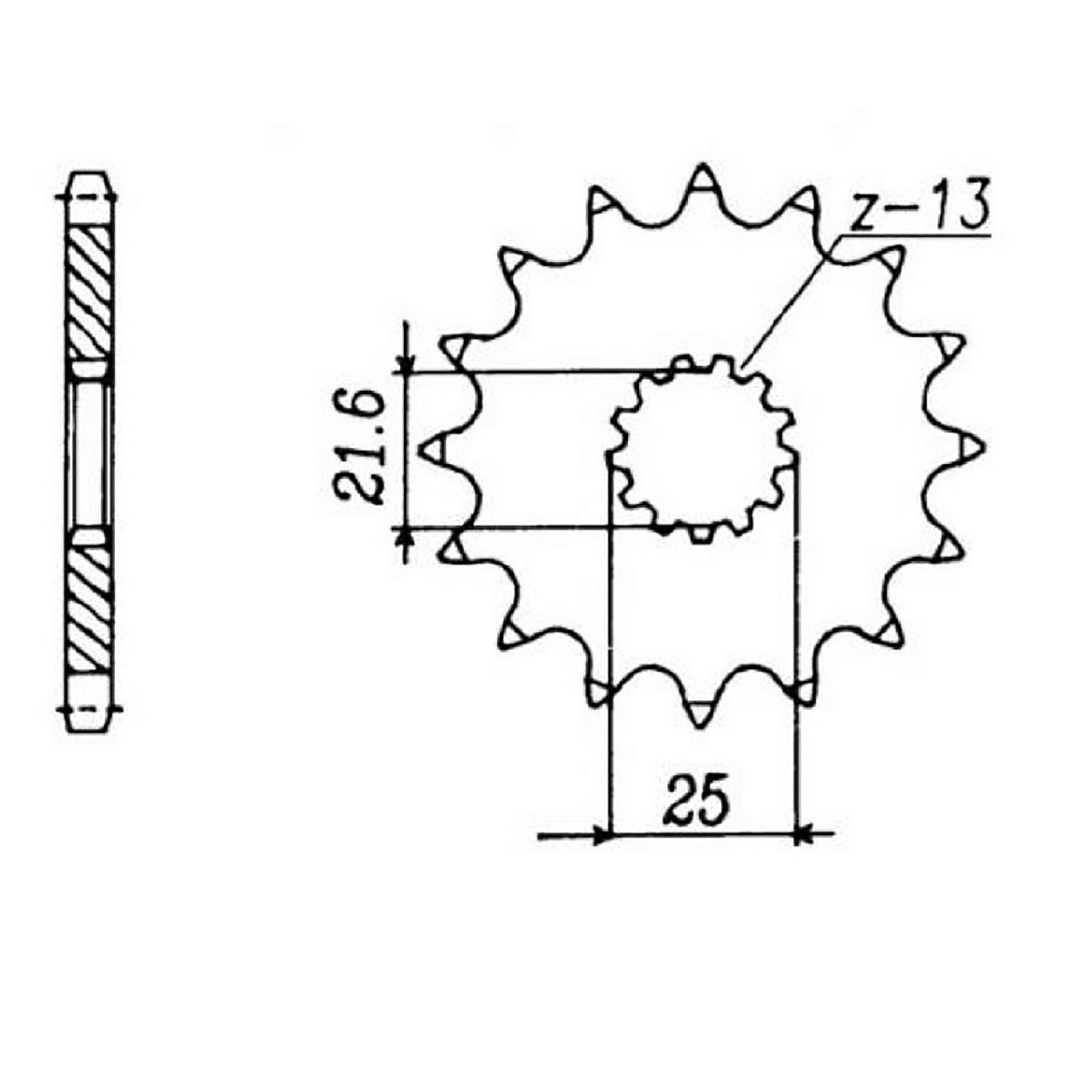 New MTX SPROCKET FRONT 520 17T #525 10-3VD-17