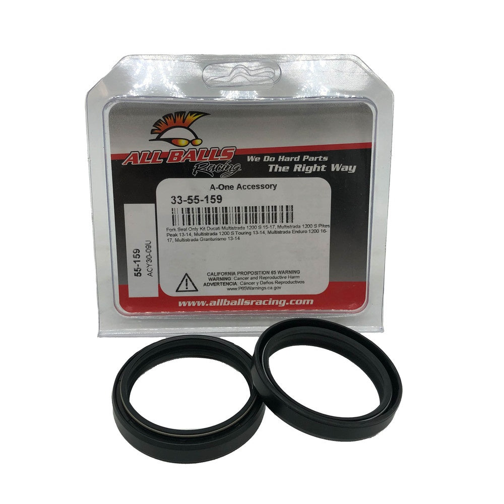New ALL BALLS Fork Seals - All Balls For DUCATI, GAS-GAS 33-55-159