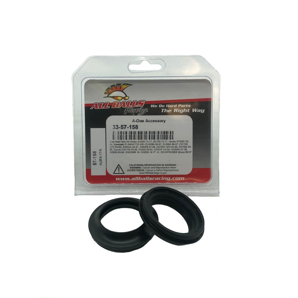 New ALL BALLS Fork Dust Seal Kit For HONDA VT500C, VFR400 NC24 33-57-158