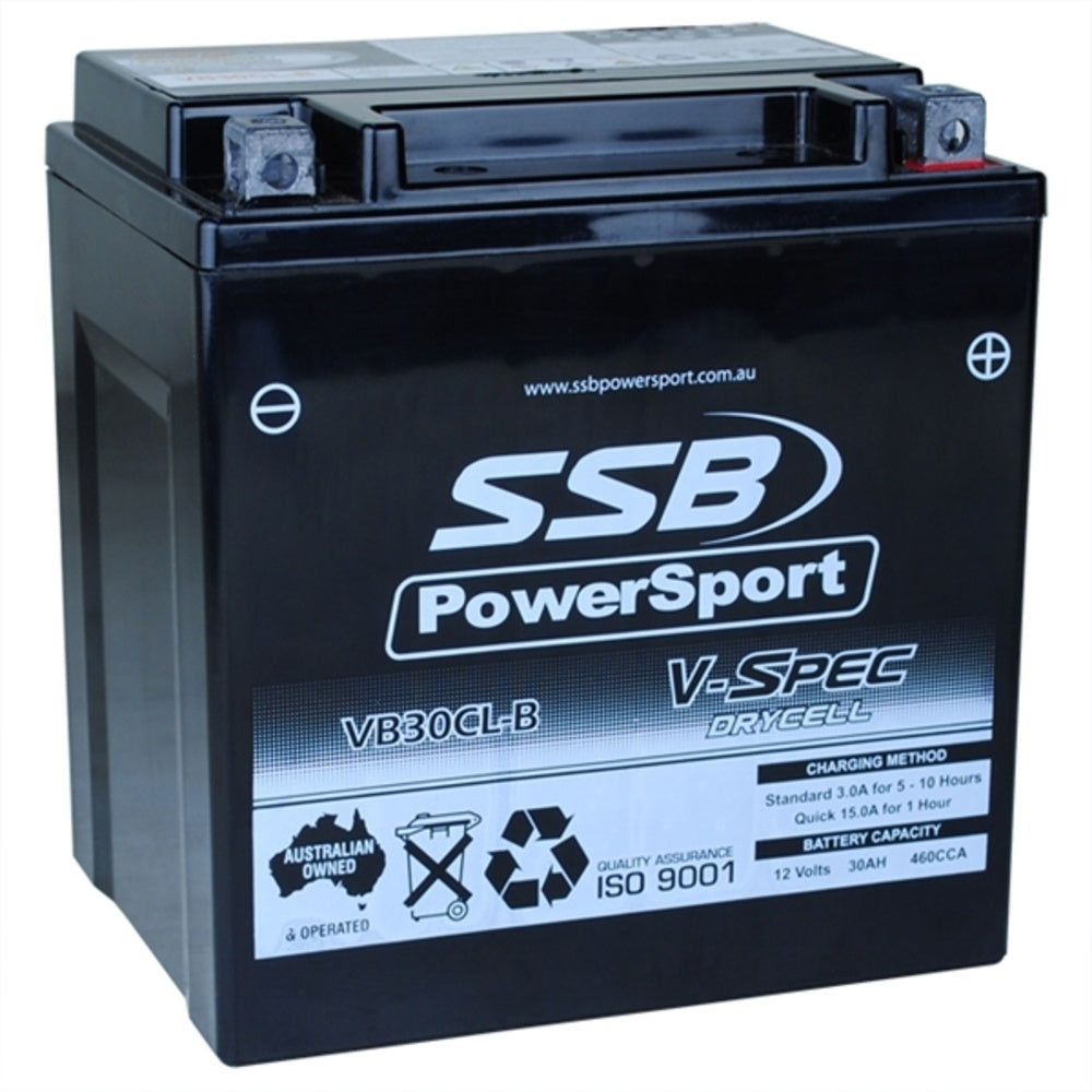 New SSB 12 Volt V-Spec High Perform AGM Battery For DUCATI 860 GTS 4-VB30CL-B