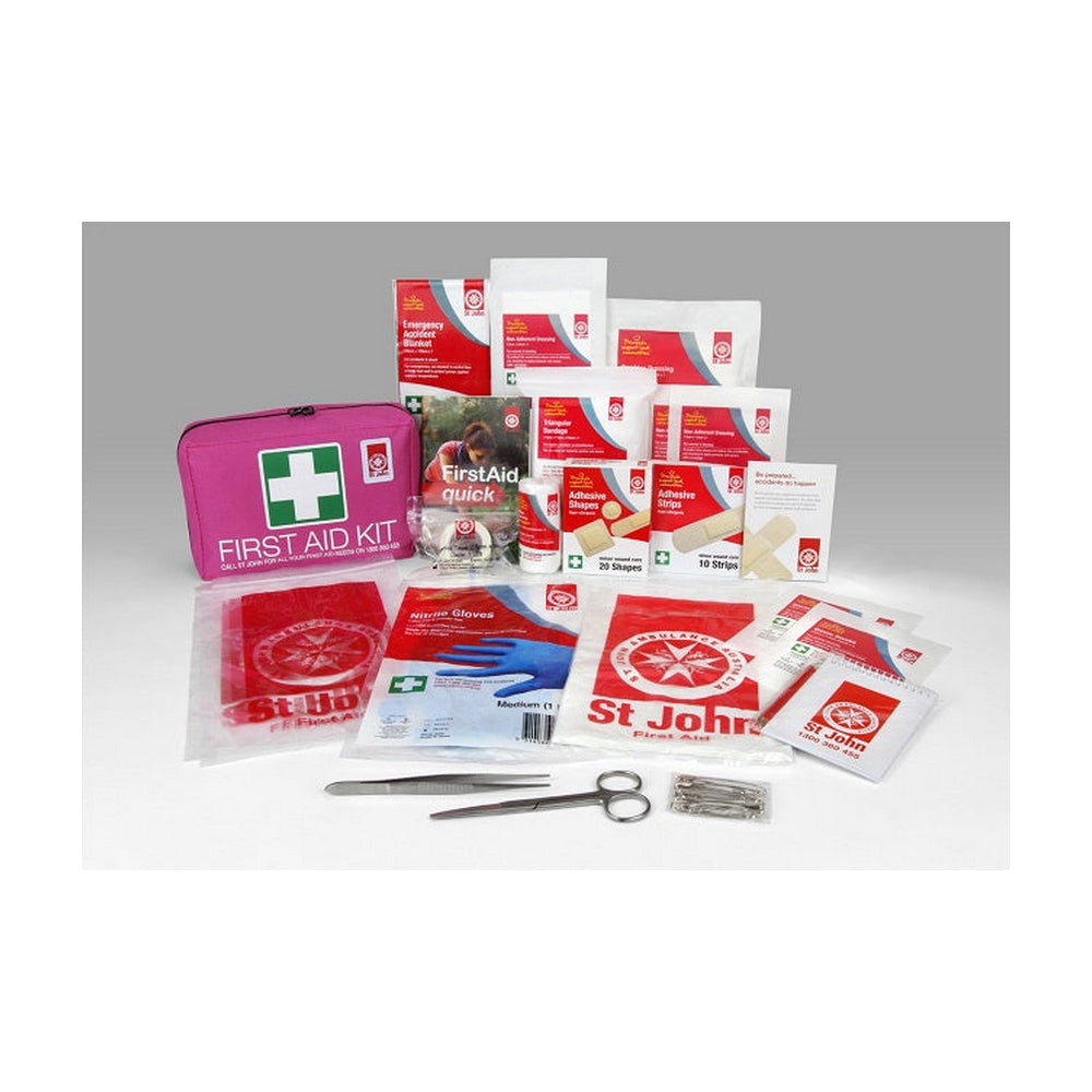 New ST JOHN AMBULANCE Portable First Aid Kit Soft Case #640000P