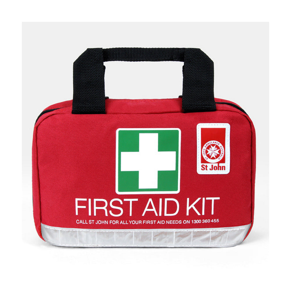 New ST JOHN AMBULANCE Small Household First Aid Kit, Water Resistant #640001