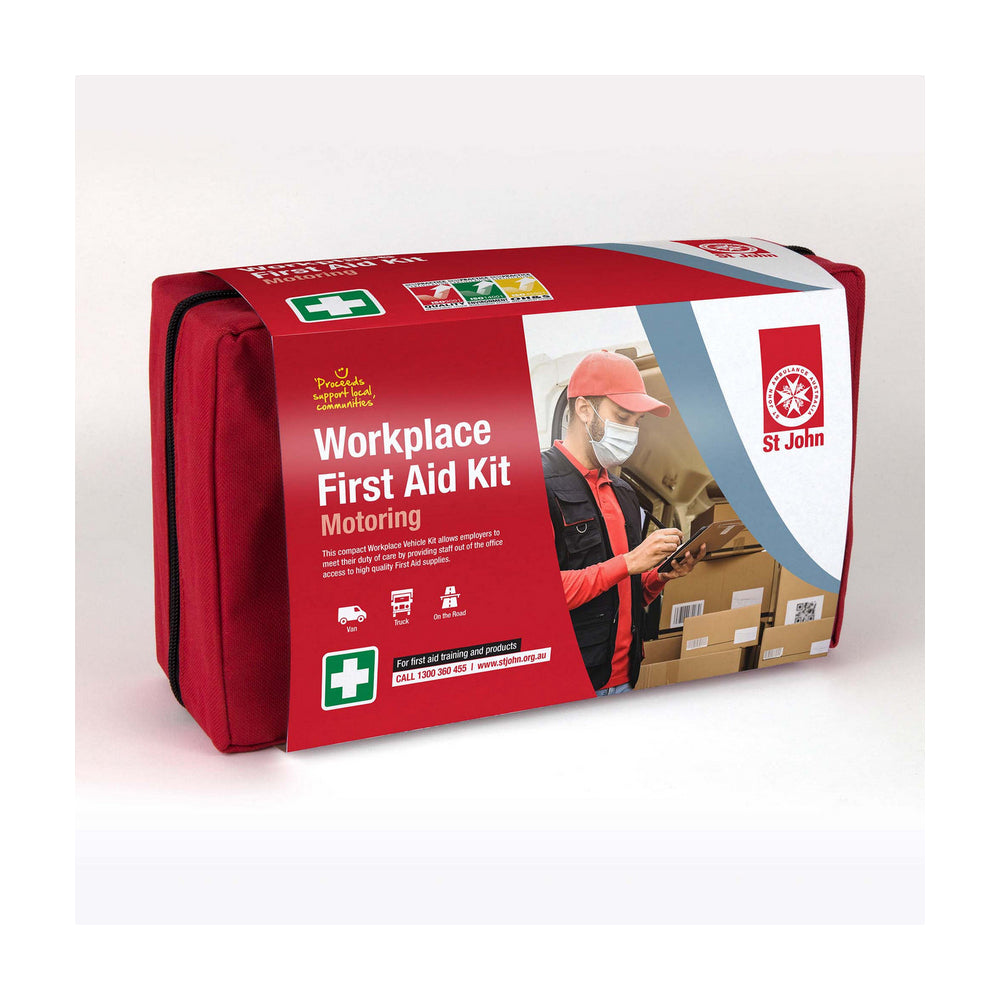New ST JOHN AMBULANCE Workplace National First Aid Kit for Car #677402