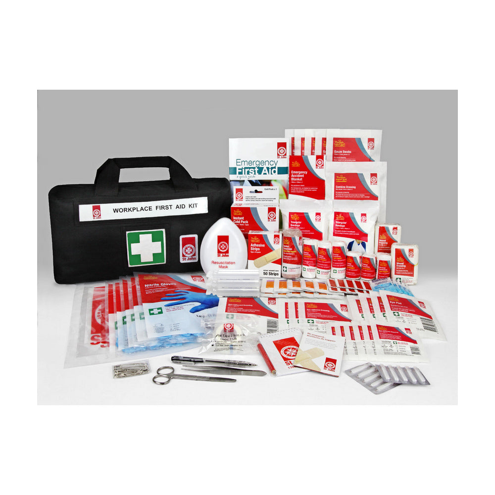 New ST JOHN AMBULANCE Workplace National First Aid Kit in Waistbag #677503
