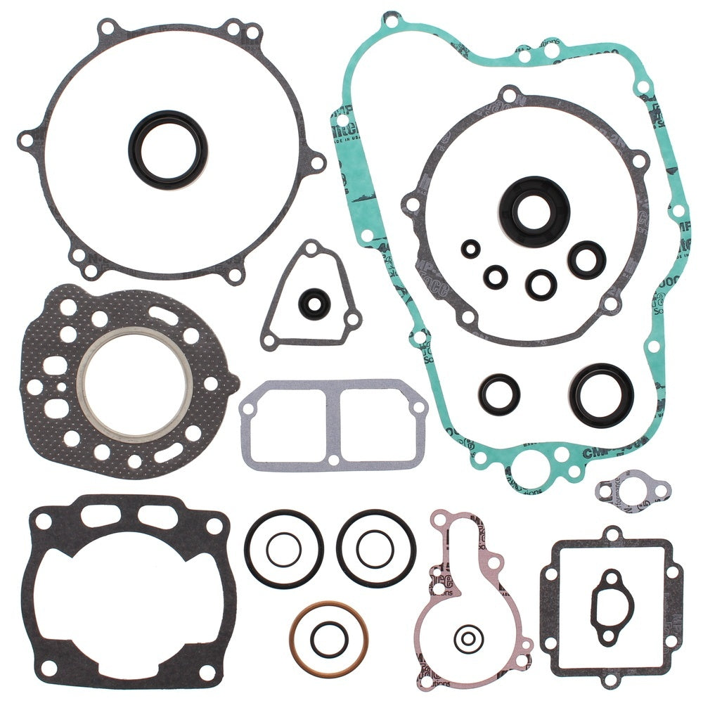 New VERTEX Gasket Kit - Complete with Oil Seals For KAWASAKI KX125 811426