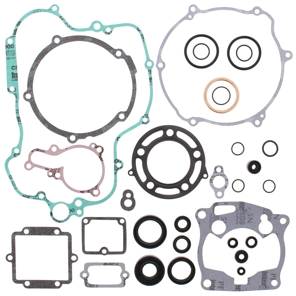 New VERTEX Gasket Kit - Complete with Oil Seals For KAWASAKI KX125 811428