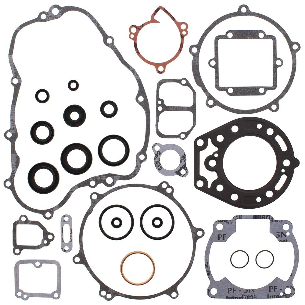 New VERTEX Gasket Kit - Complete with Oil Seals For KAWASAKI KDX200 811442