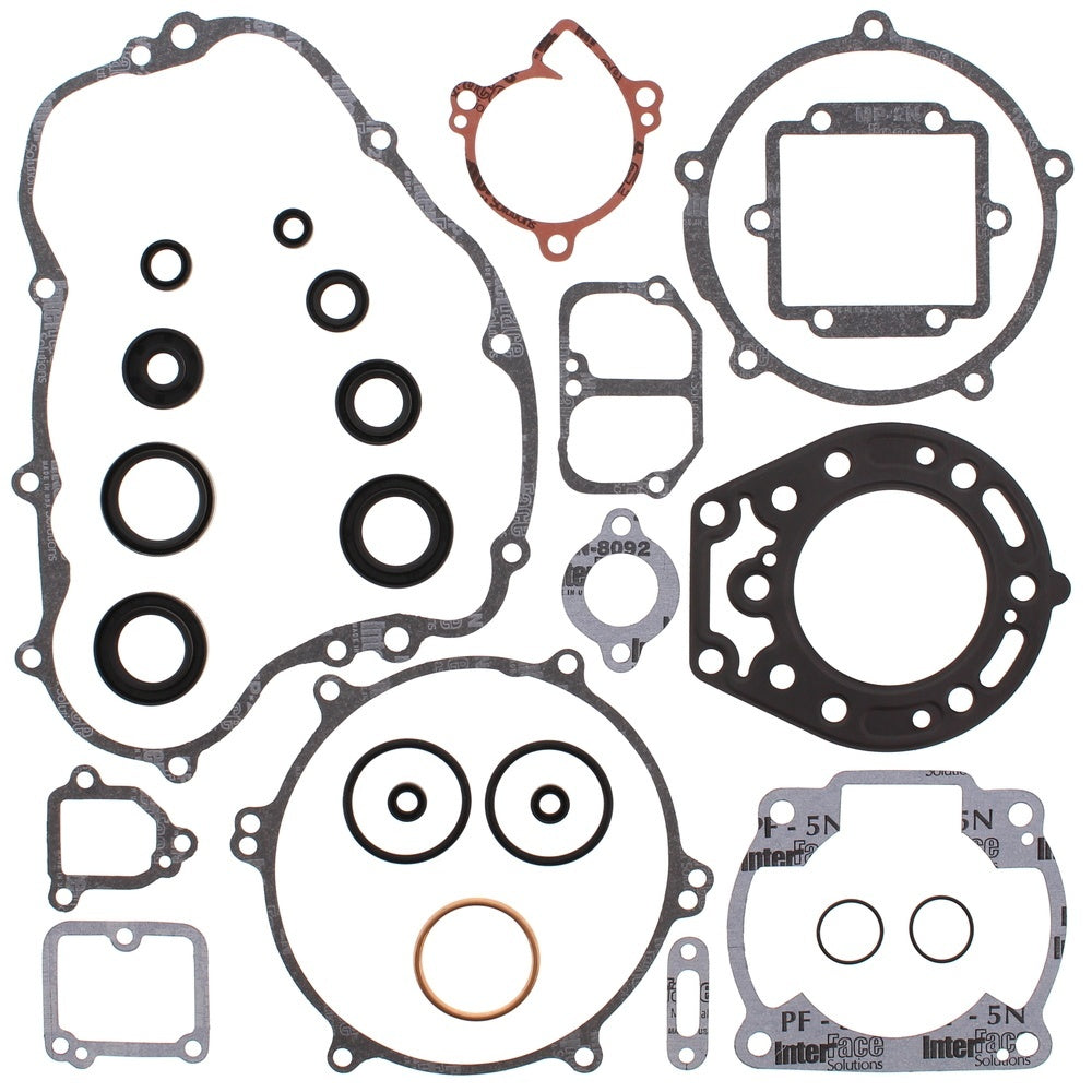New VERTEX Gasket Kit - Complete with Oil Seals For KAWASAKI KDX220R 811445