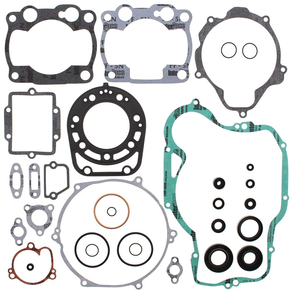 New VERTEX Gasket Kit - Complete with Oil Seals For KAWASAKI KX250 811456