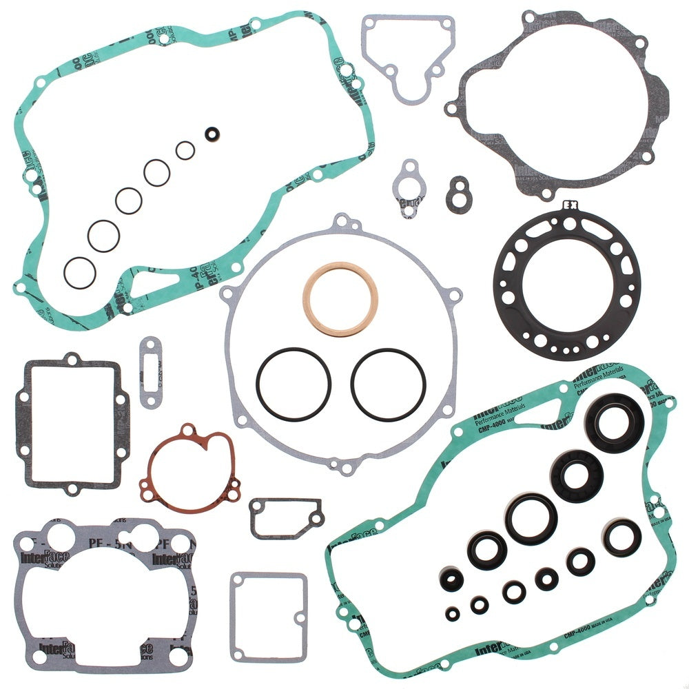 New VERTEX Gasket Kit - Complete with Oil Seals For KAWASAKI KX250 811457