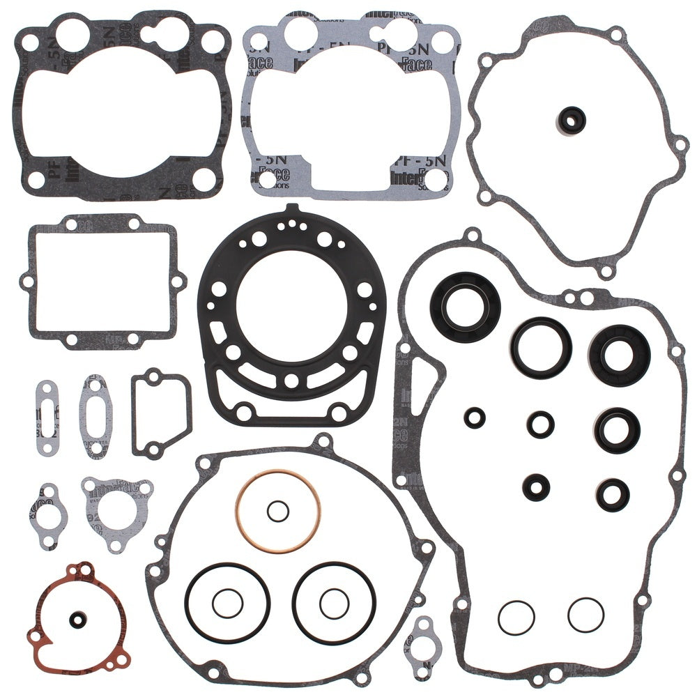 New VERTEX Gasket Kit - Complete with Oil Seals For KAWASAKI KDX250 811458