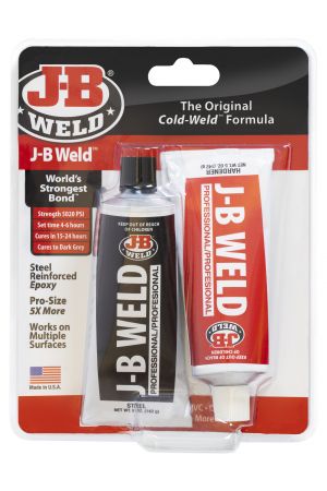 J-B WELD Blister Pack Original Cold Weld, Professional Size (2 X 5Oz Tubes) 8281