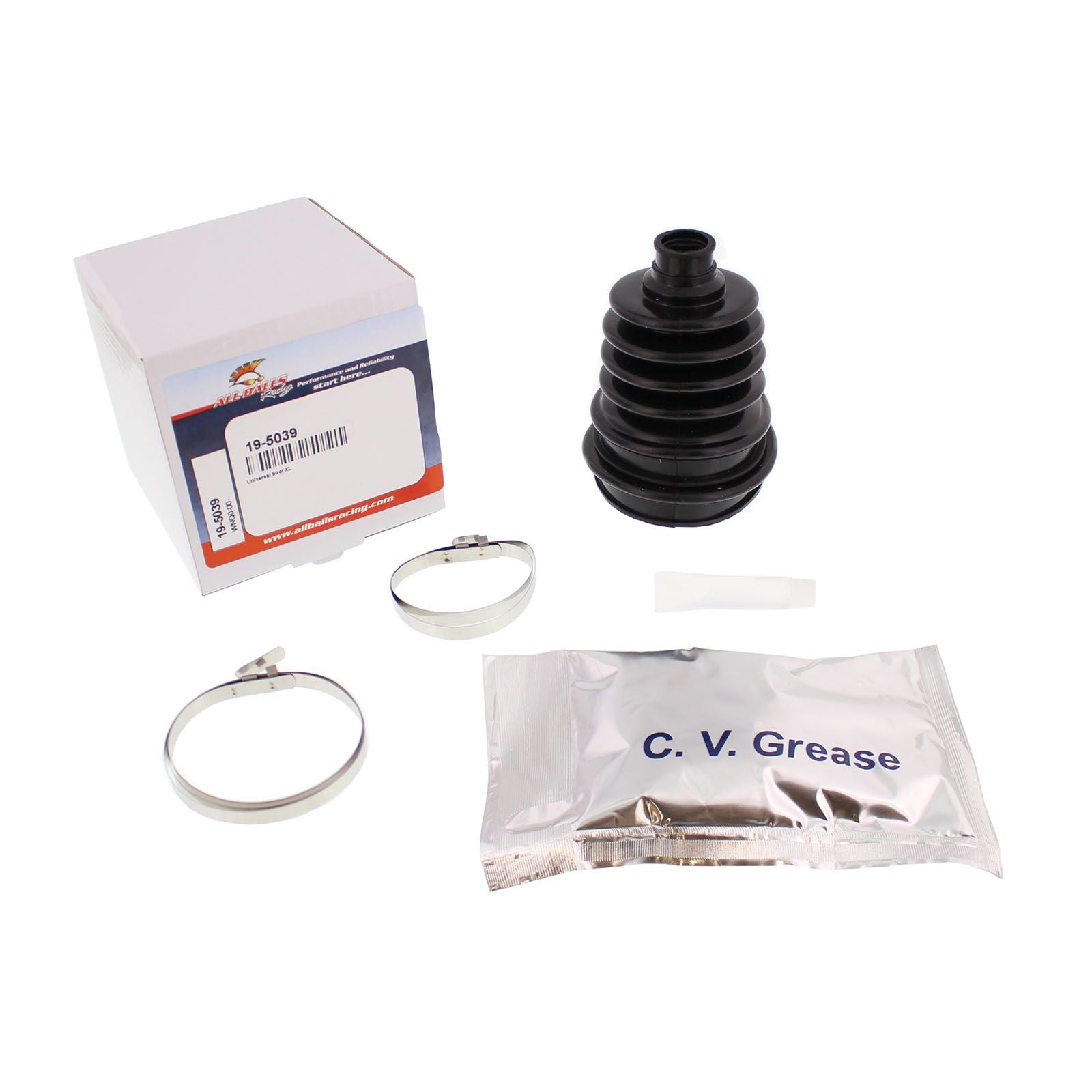 New ALL BALLS Racing Motorcycle CV Boot Kit Universal Large ID80/20 #AB195039