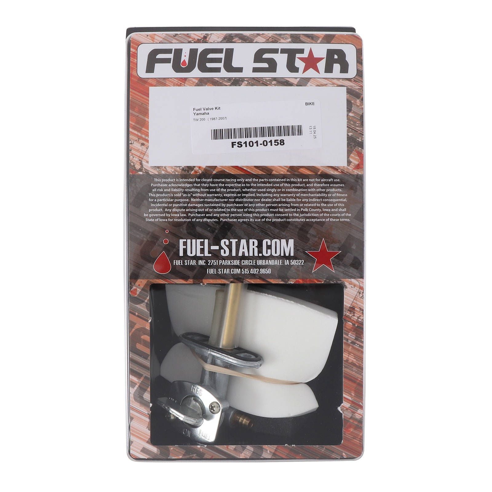 New ALL BALLS Racing Fuel Tap Rebuild Kit #ABFS1010158