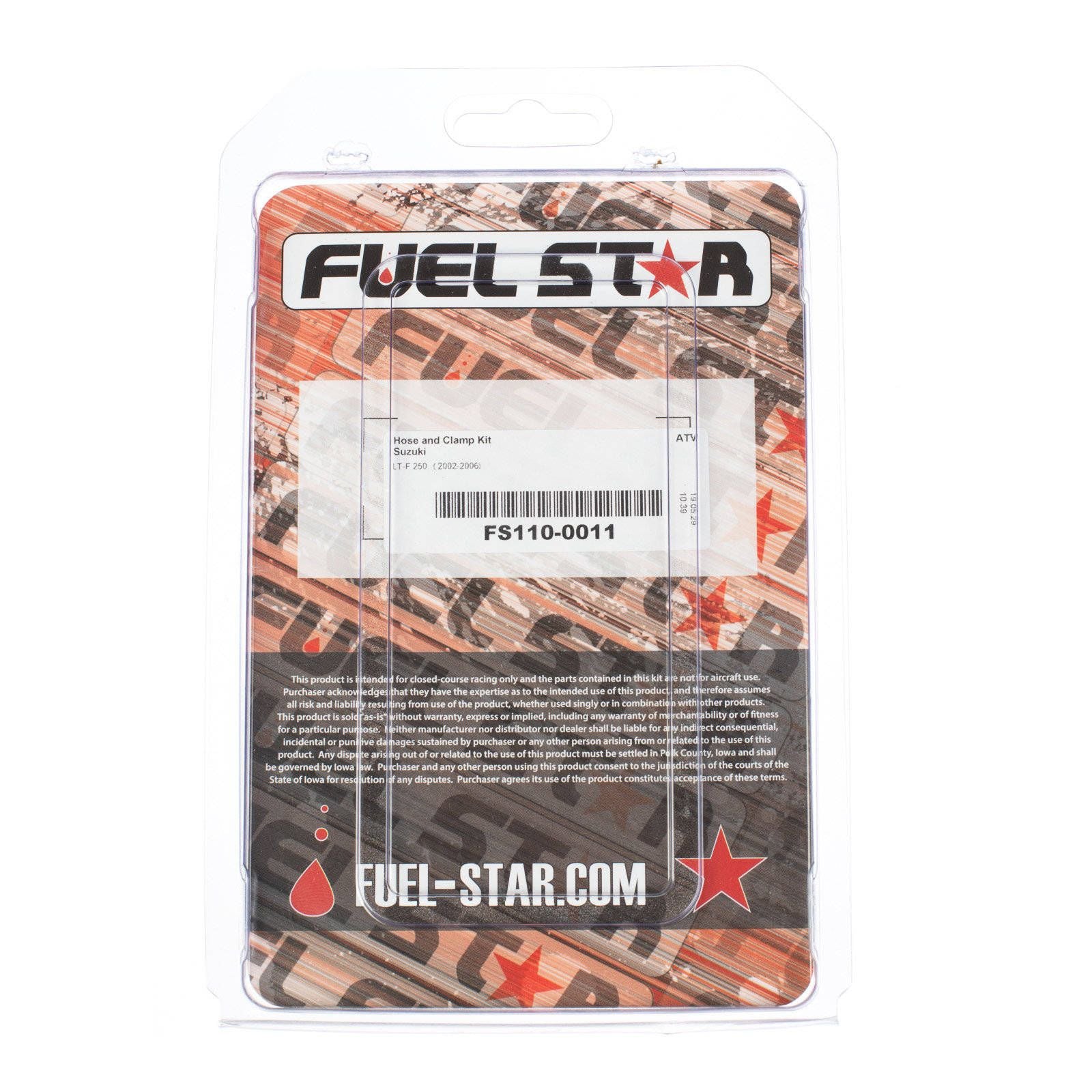 New ALL BALLS Racing Fuel Hose Clamp Kit #ABFS1100011