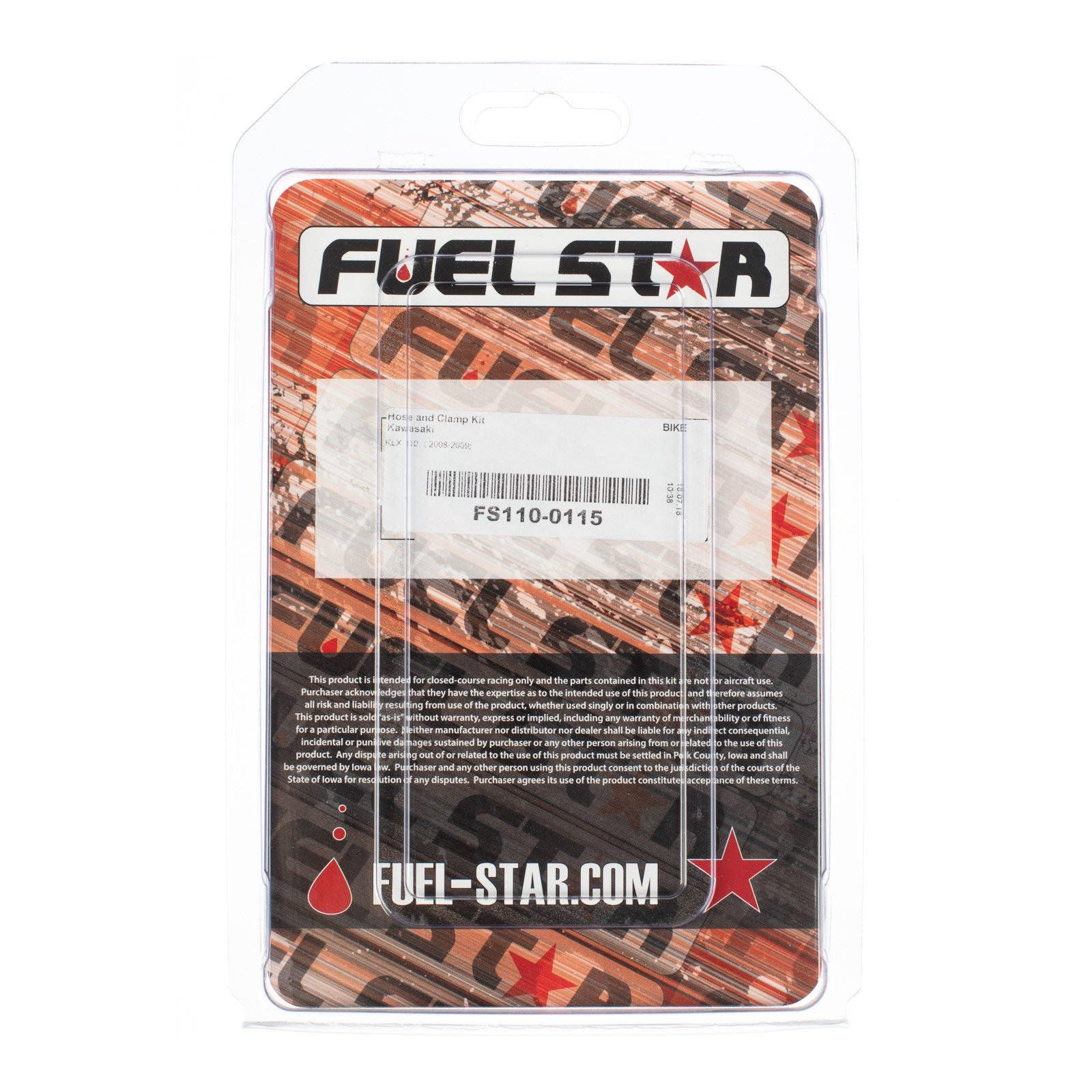 New ALL BALLS Racing Fuel Hose Clamp Kit #ABFS1100115