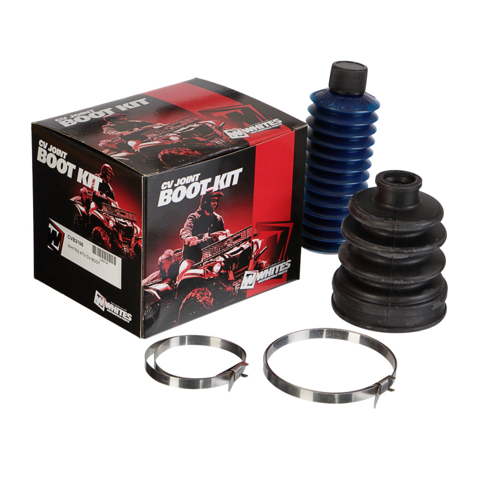 New WHITES ATV Motorcycle CV Boot Kit #CVB2106