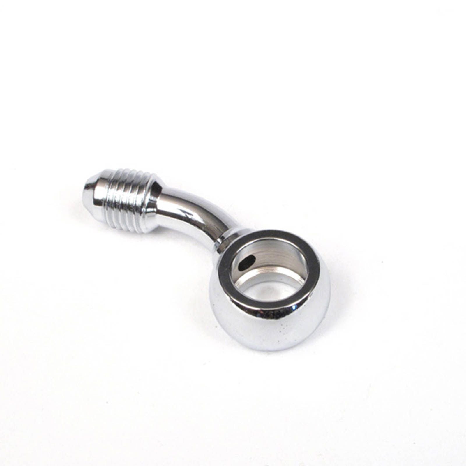 New WHITES Brake - 10mm Banjo - 45°@90 - Chrome Steel #DBF10B4590
