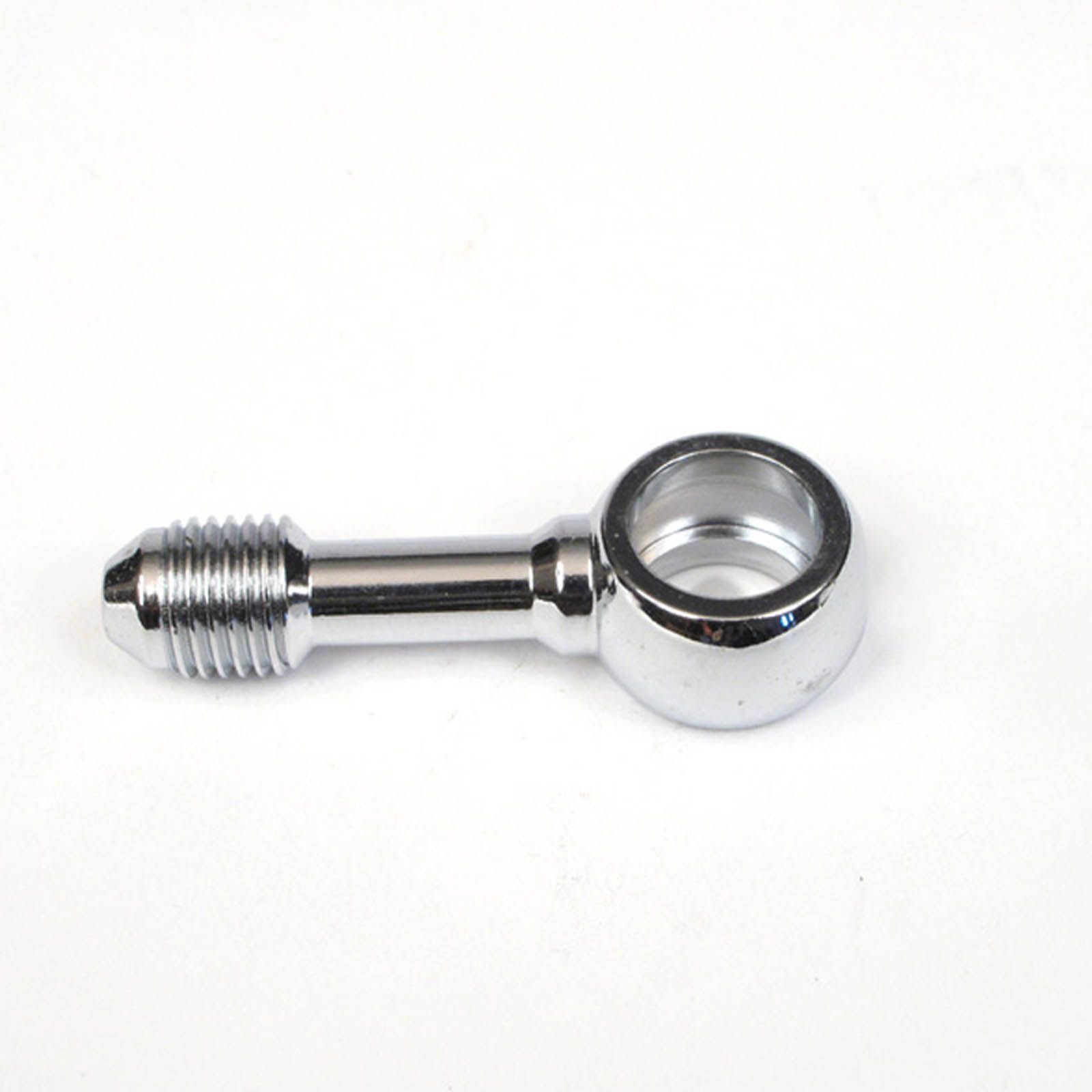 New WHITES Brake - 10mm Banjo - Straight - Chrome Steel #DBF10BS