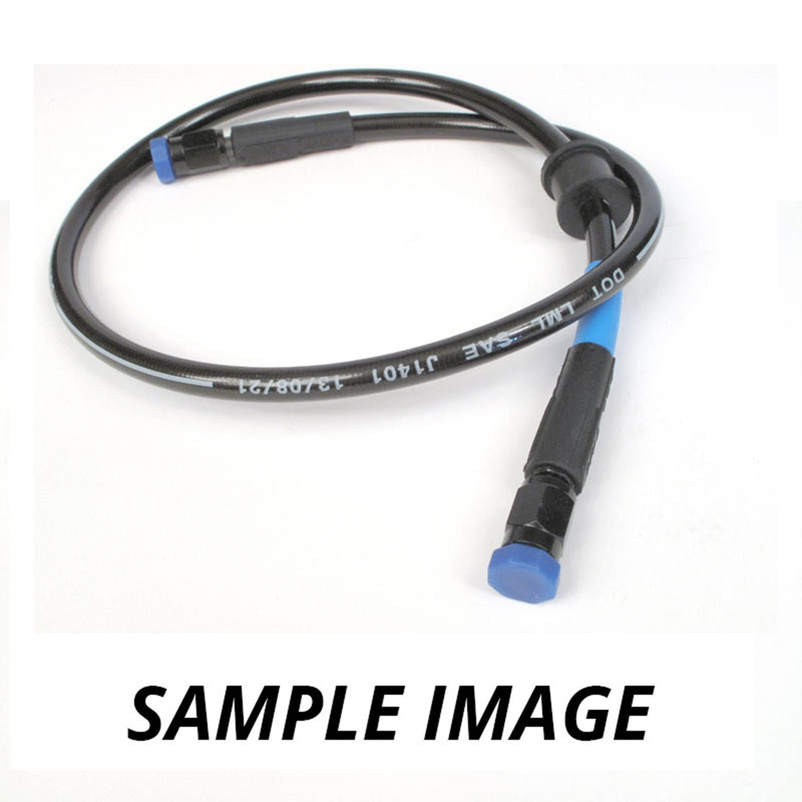 New WHITES Premade Brake Line - 1200mm - Dark Smoke #DBL1200K