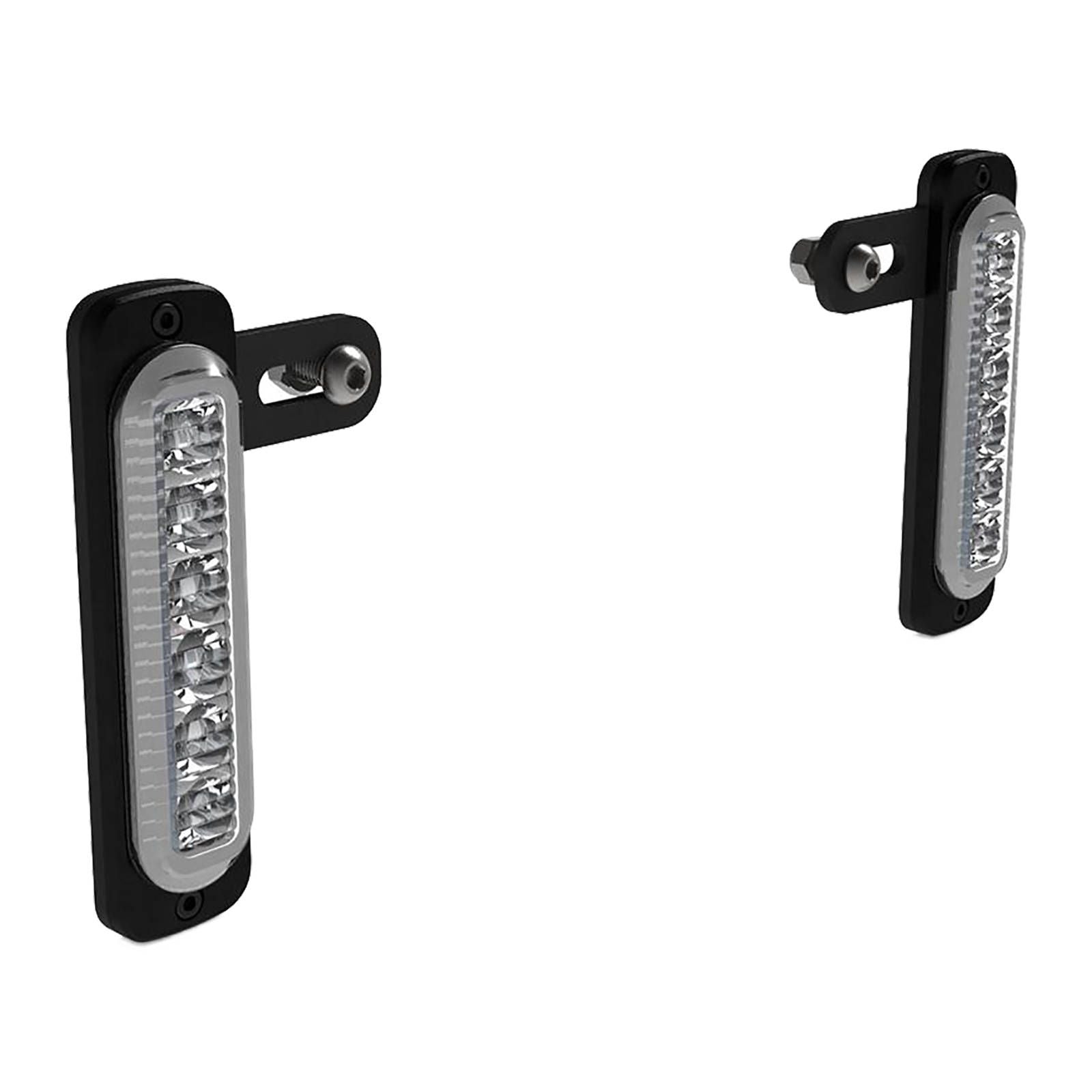 DENALI DRL White Day Running Lights With Offset Mount Kit - Pair DEDNLDRL10100WK