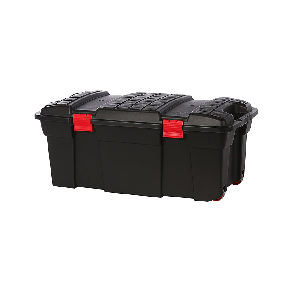 GEAR-X Heavy Duty Black 65 Litre Action Storage Box 800mm x 409mm x 341mm DK-65
