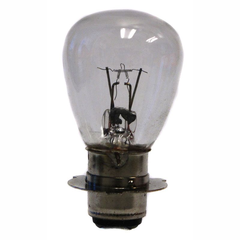 New WHITES Globes 12V 25/25W H/L Three Pin (A7023) (Pack of 10) #ELB1232