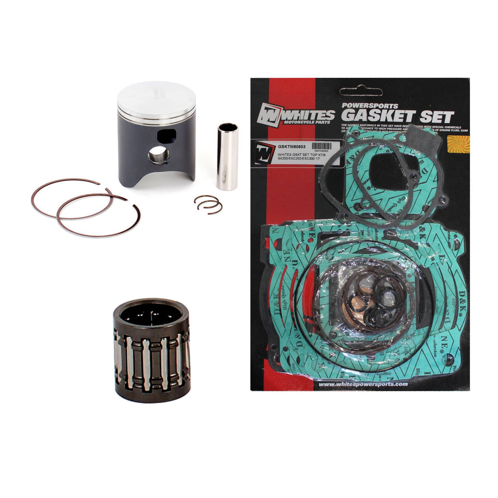 New Top End Rebuild Kit (B) For KTM 250 EXC 2017 - Single Ring #ERTKT013BP