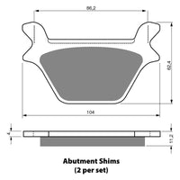New GOLDFREN Brake Pad - S3 Sintered Sports (PBPH156) #GF056S3