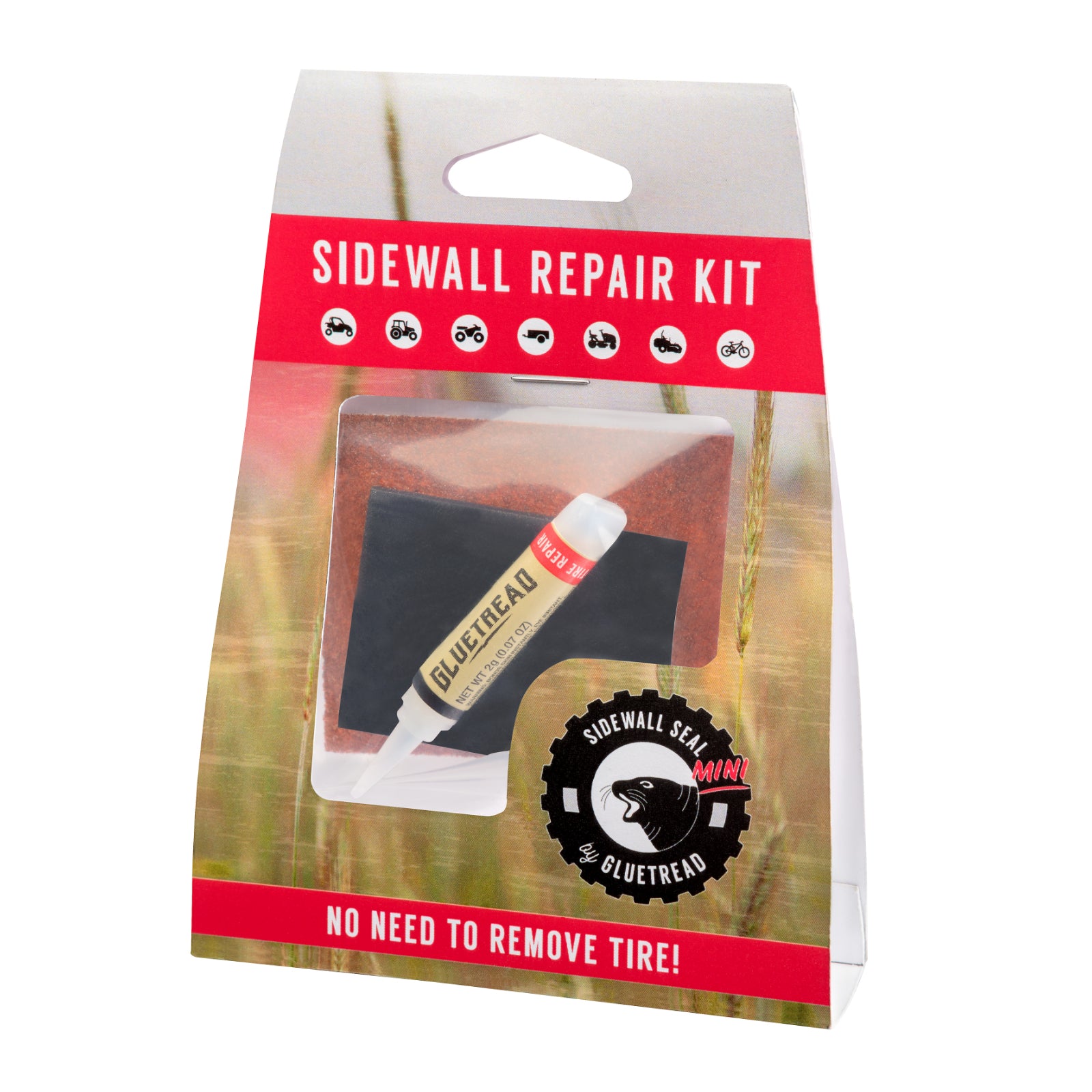 New GLUETREAD Sidewall Tyre Repair Kit Mini GTSWSM
