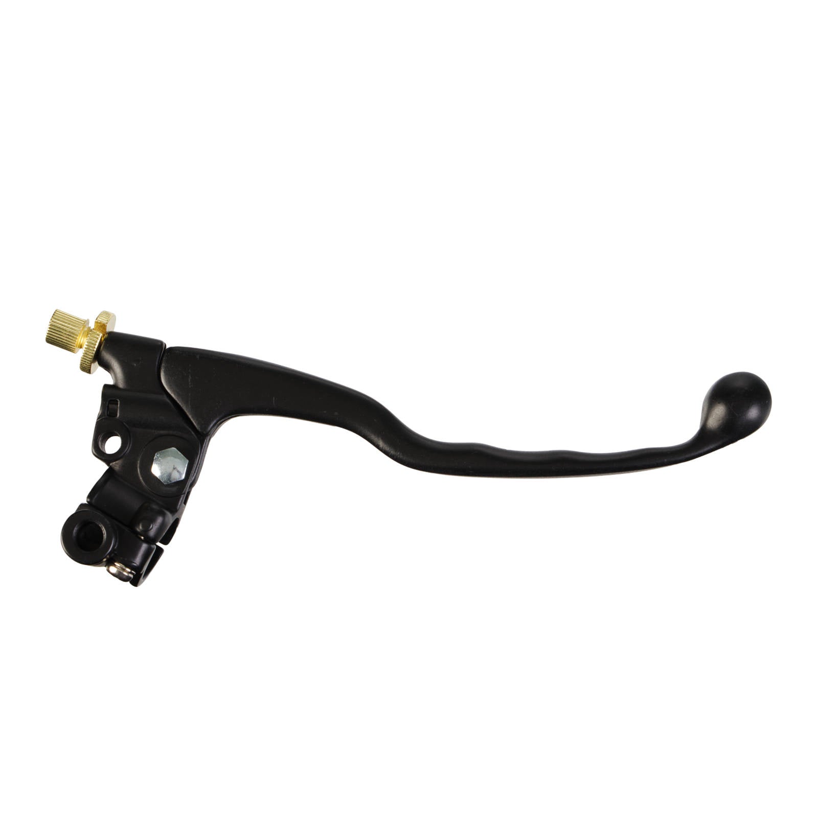 New WHITES Brake Lever Assembly For Black With Mirror Mount #L9AB01