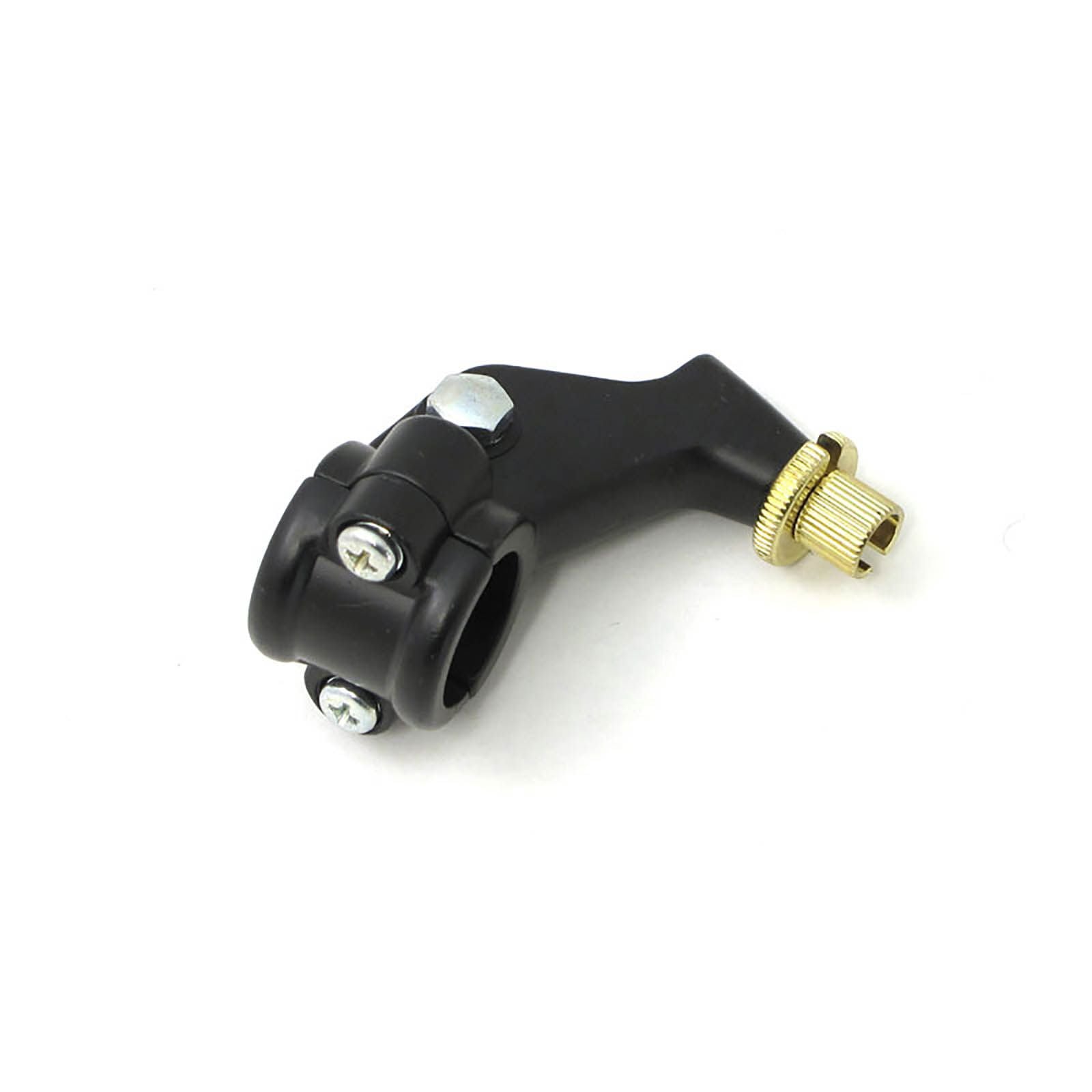 New WHITES Clutch Lever Bracket For Yamaha / Susuki / Kawasaki 2pce Type #LCBYSK